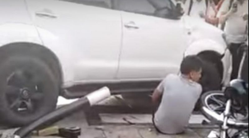 A la cárcel ladrón arrollado por la camioneta de su víctima en Medellín