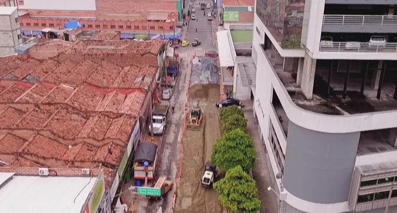 Iniciaron obras para el mejoramiento del espacio público en la calle Amador