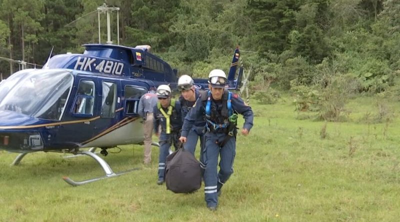El Dagrd se capacita en atención a emergencias con rescate aéreo