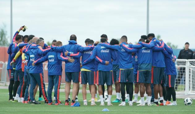 Colombia entrena con 13 jugadores para enfrentar a Polonia