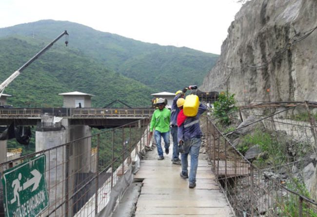 Explosivos de El Cerrejon terminaron en Hidroituango
