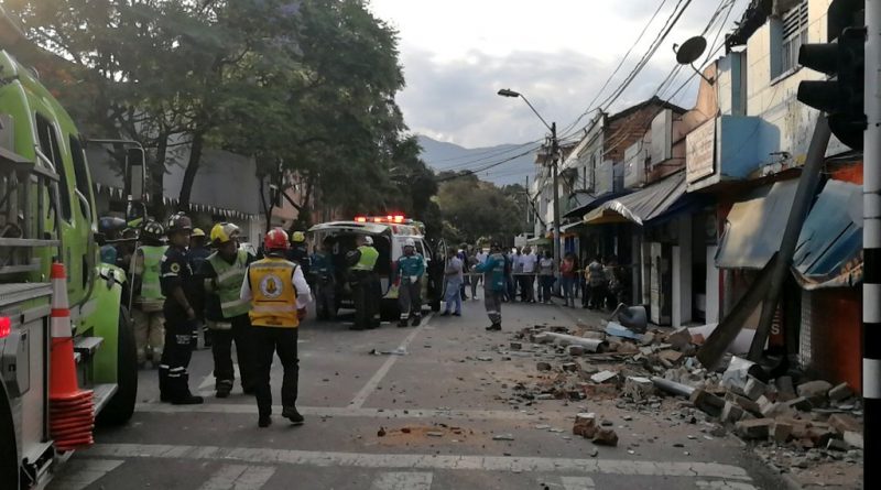 Colapso del techo de una vivienda dejó una persona lesionada