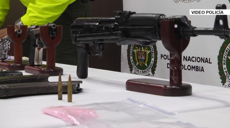 Armas de alto calibre, municiones y droga, fueron incautados en Moravia