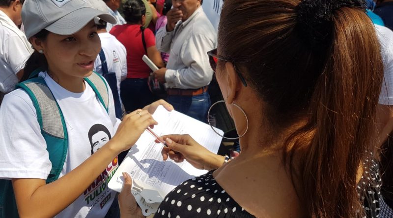 Continúa la recolección de firmas por candidatura de Marco Tulio Ruiz
