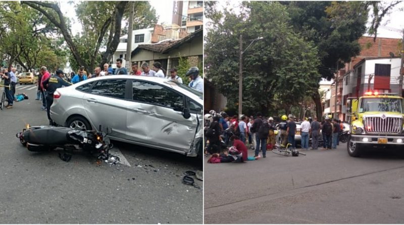 Accidente de tránsito en Av. Bolivariana dejó 2 personas lesionadas