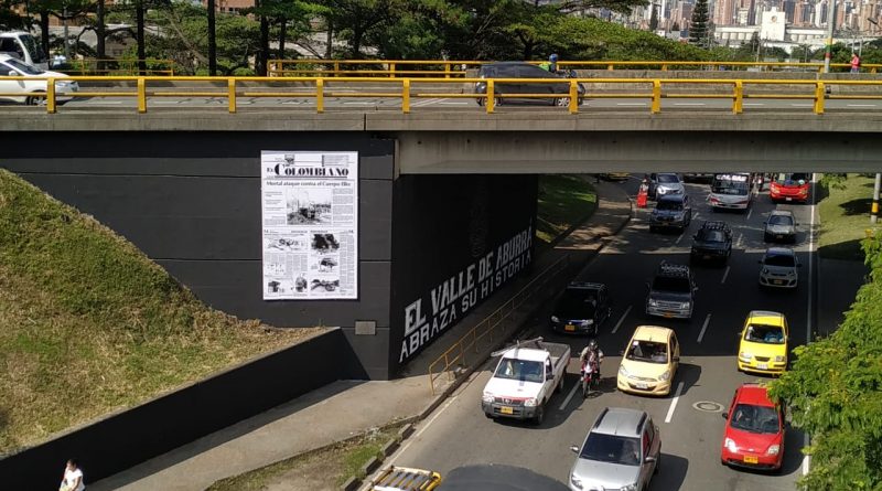 Con un mural hacen homenaje a víctimas de atentado en Medellín