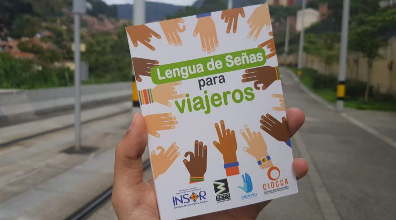 El Metro de Medellín presentó cartilla de lenguaje de señas