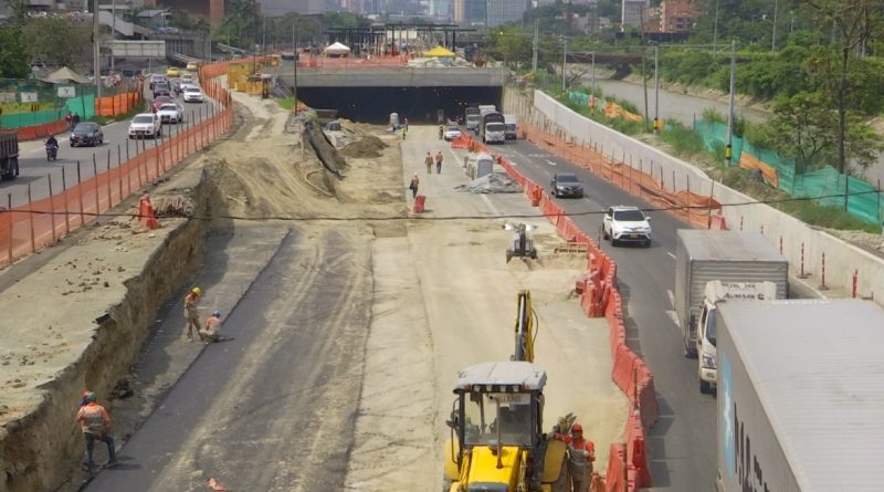 Este lunes habilitan cuatro carriles en el soterrado de Parques del Río 1B