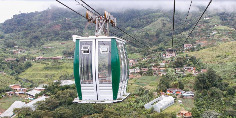 En los próximos días el cable de San Sebastián de Palmitas volverá a operar