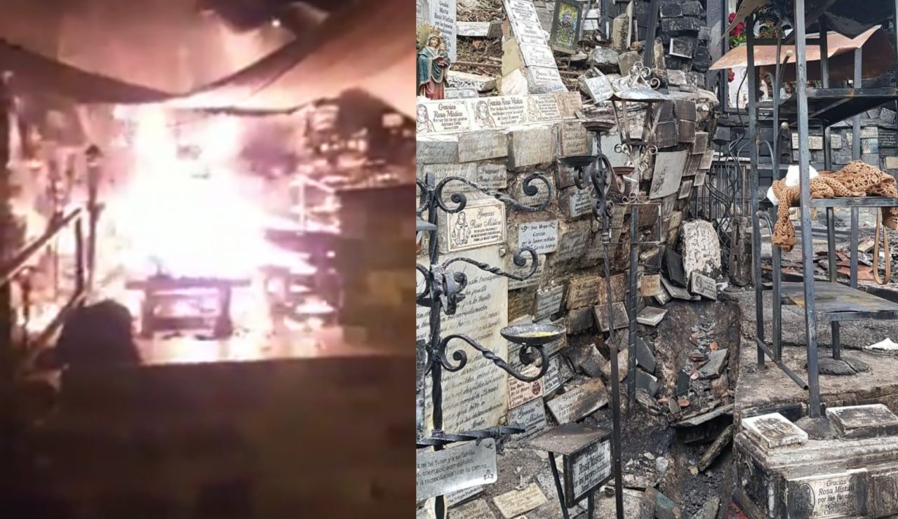 Incendio en la Virgen de la Aguacatala dejó afectaciones en las placas