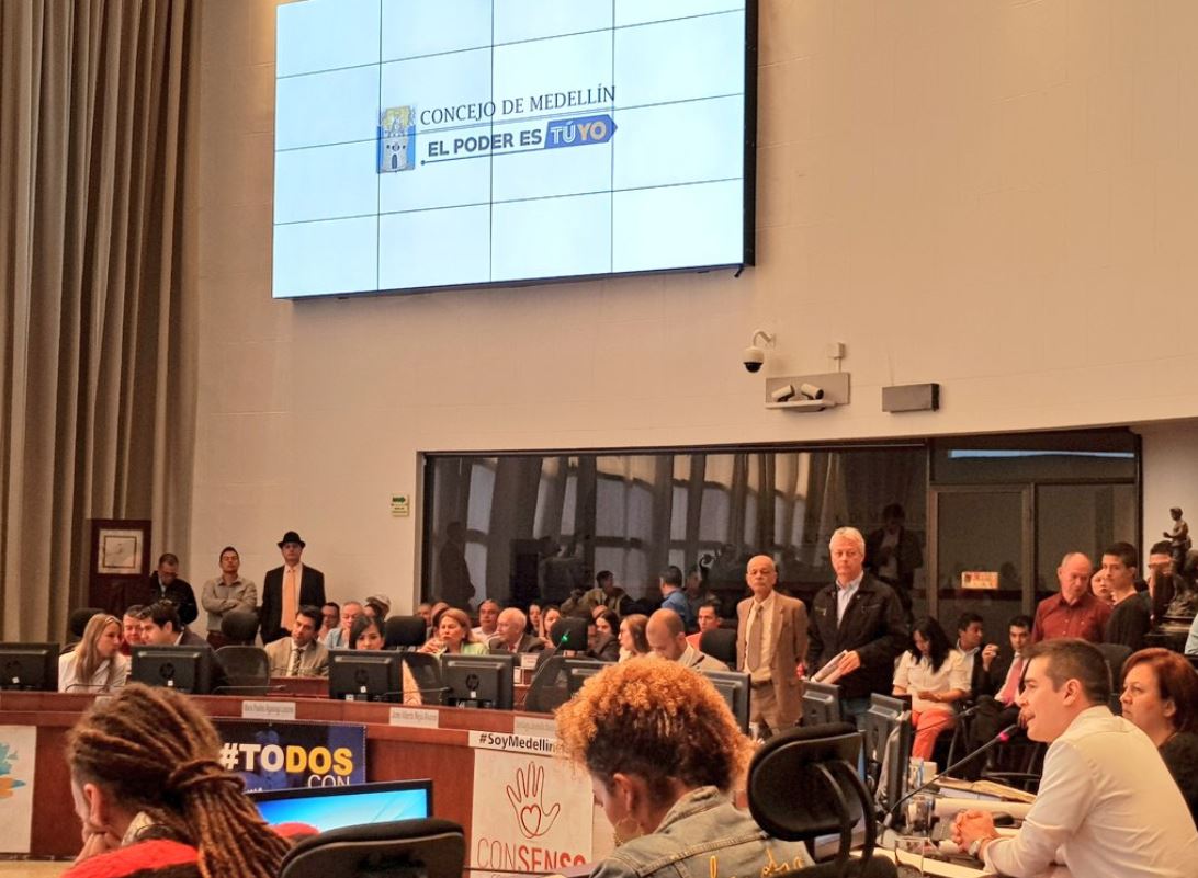 Culminó el penúltimo periodo extraordinario de sesiones en el Concejo de Medellín