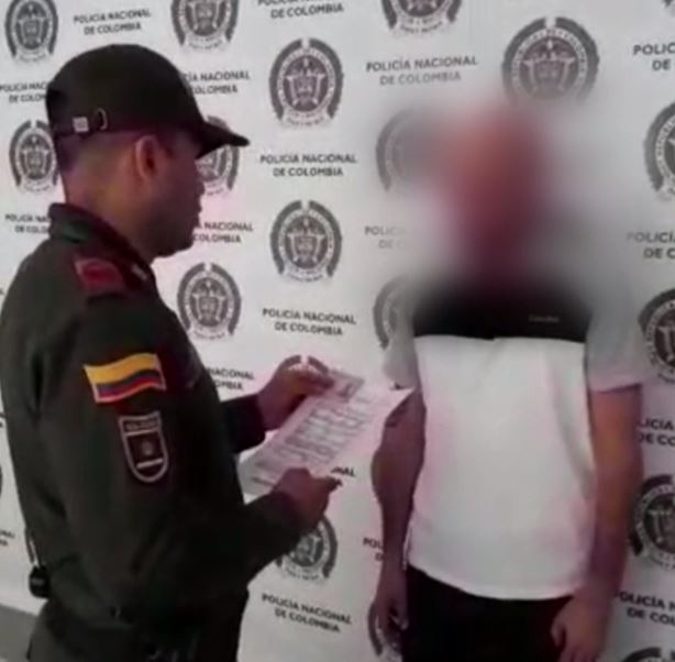La Policía reportó la captura del presunto cabecilla de la banda delincuencial Las Violetas