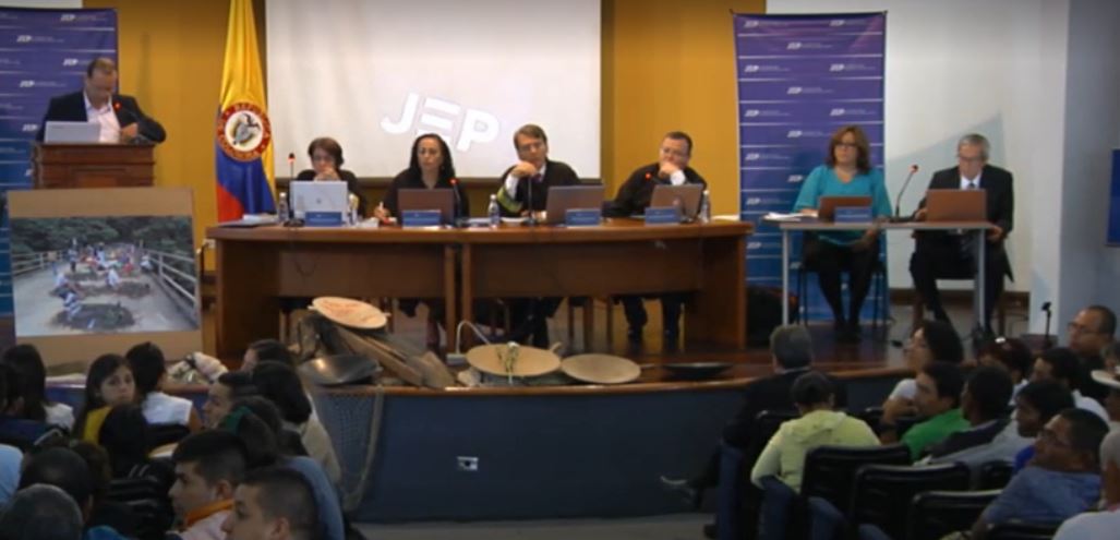 Finalizó en Medellín la audiencia de la Jurisdicción Especial para la Paz