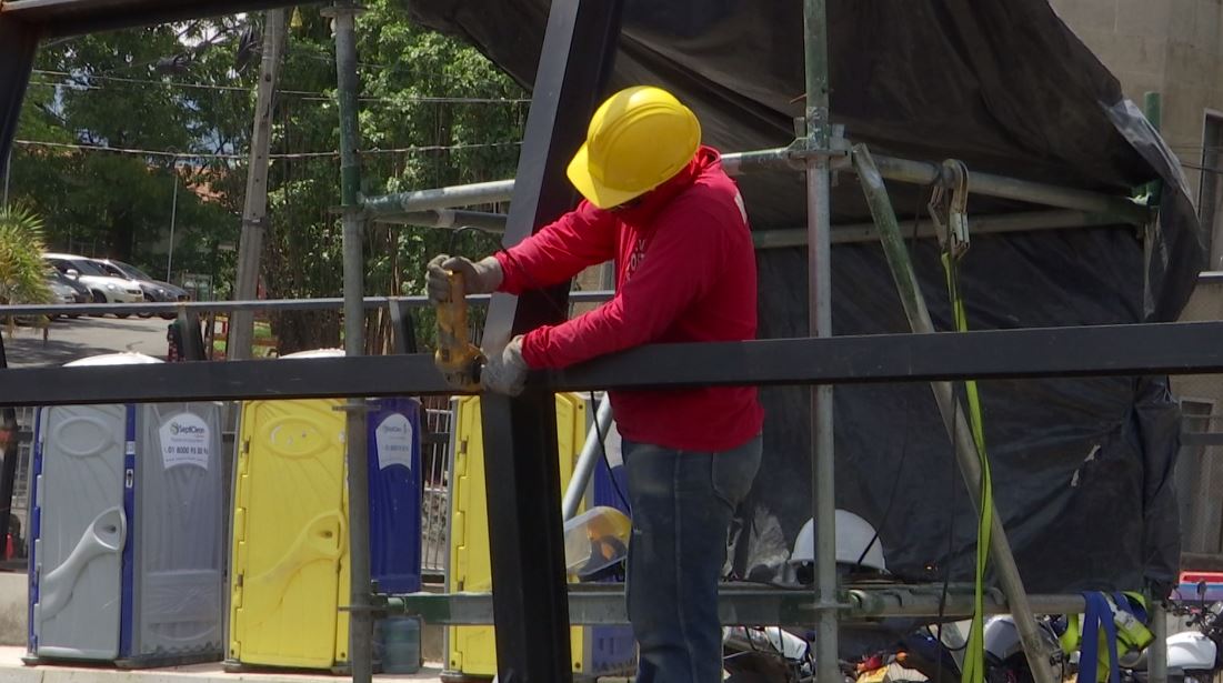 Avanzan en un 95% las obras en el intercambio vial en la Facultad de Minas