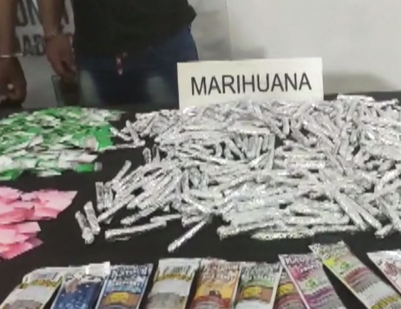Las autoridades encontraron droga dentro de un hotel en el centro