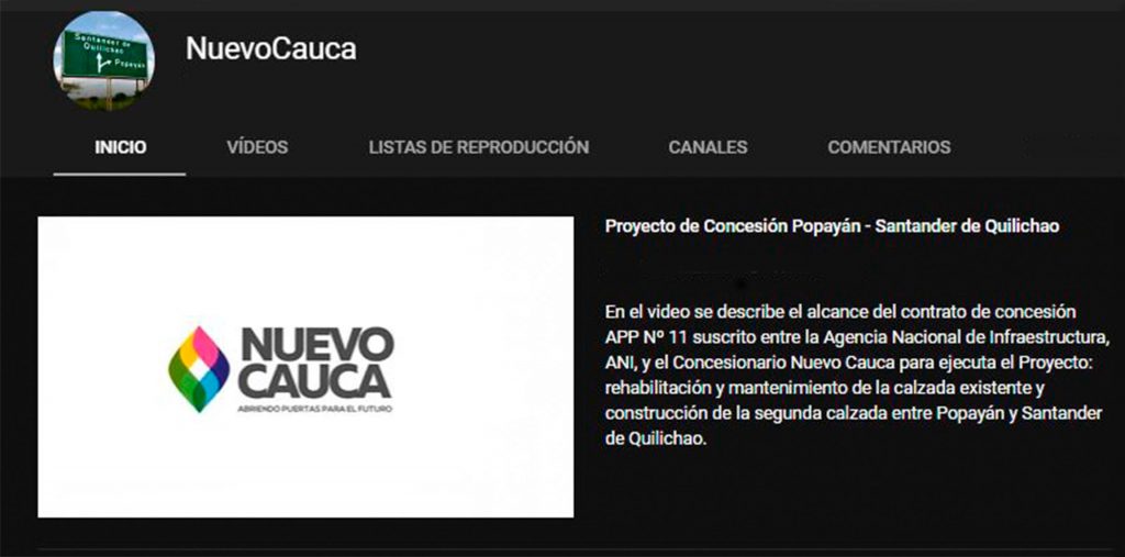YouTube, otra plataforma informativa de Nuevo Cauca