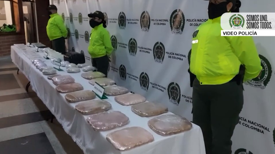 Autoridades incautaron 254 kilos de droga en Medellín