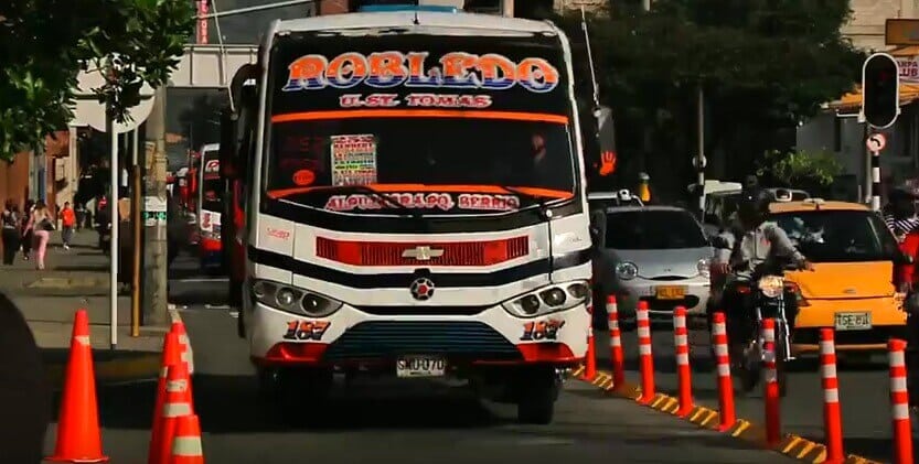 65 % de las flotas de buses están prestando servicio en Medellín