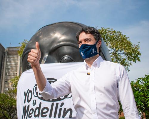 La Alcaldía concientizará a la ciudadanía sobre el uso vital del tapabocas a través de la campaña Yo Cuido a Medellín