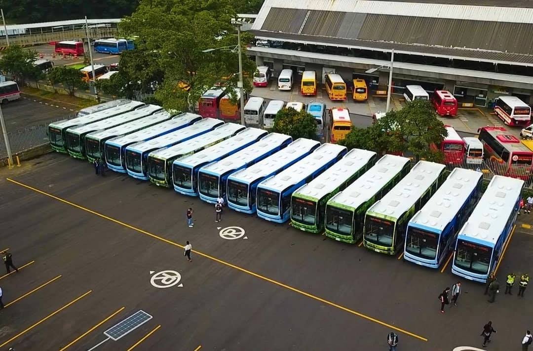 Siete meses cumplen en funcionamiento los buses eléctricos de la línea O del Metro