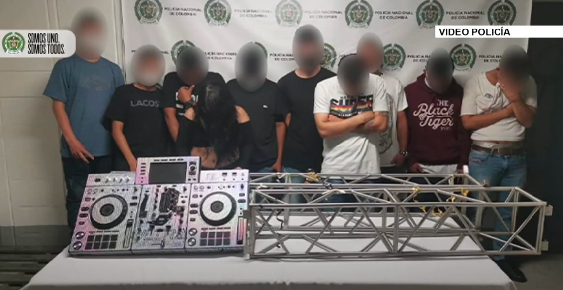 10 personas fueron capturadas en fiesta clandestina en el Doce de Octubre
