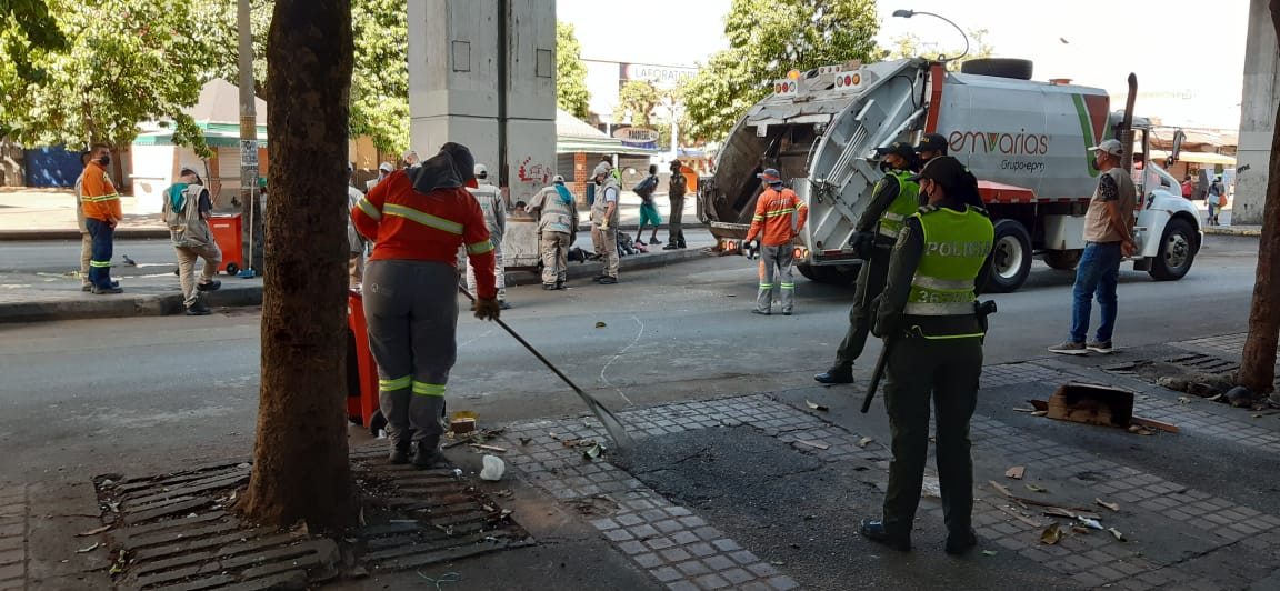 En el centro de Medellín se han implementado intervenciones en puntos estratégicos