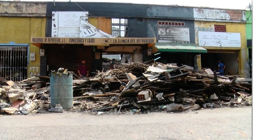 Incendio en el sector La Bayadera dejó cinco familias afectadas