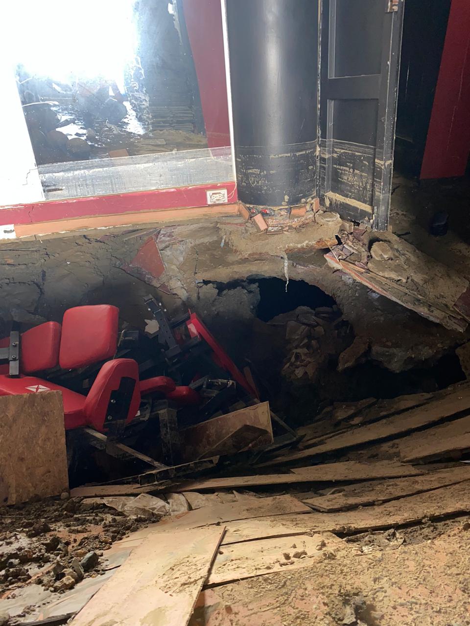 Lluvias afectaron infraestructura de centro de entrenamiento físico de El Poblado