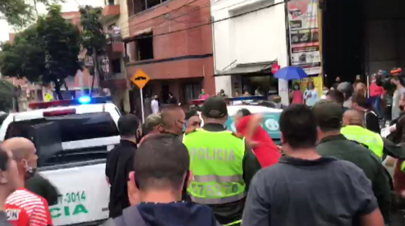Comunidad intentó agredir a presunto homicida en La América