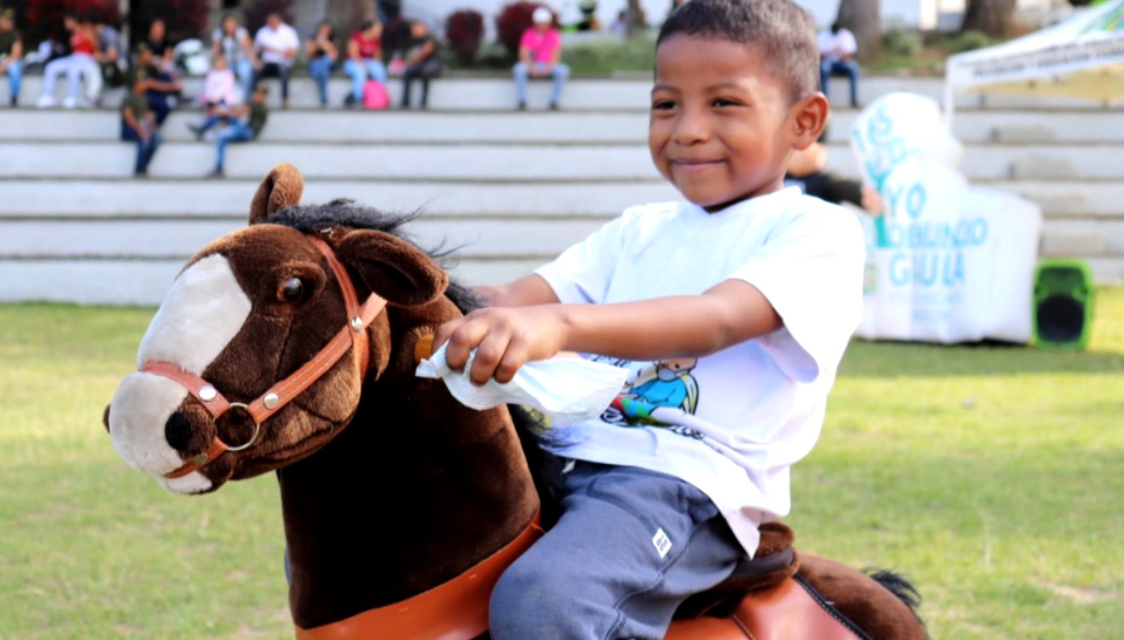 Iber Andrés, de 6 años logró vencer el cáncer