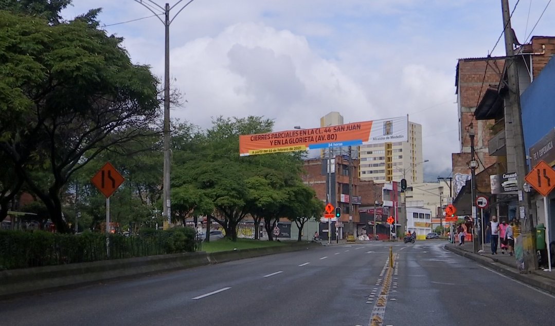 Avanza en 16 % la contrucción del intercambio vial entre Av. San Juan y La 80