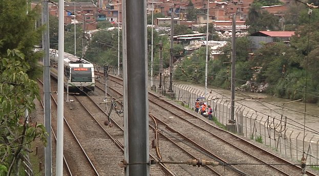 Metro suspende temporalmente el servicio entre las estaciones Niquía y Tricentenario