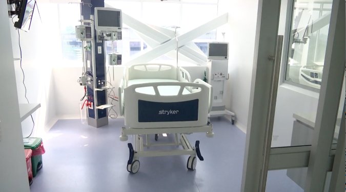 La ciudad instaló 20 nuevas camas UCI para pacientes covid