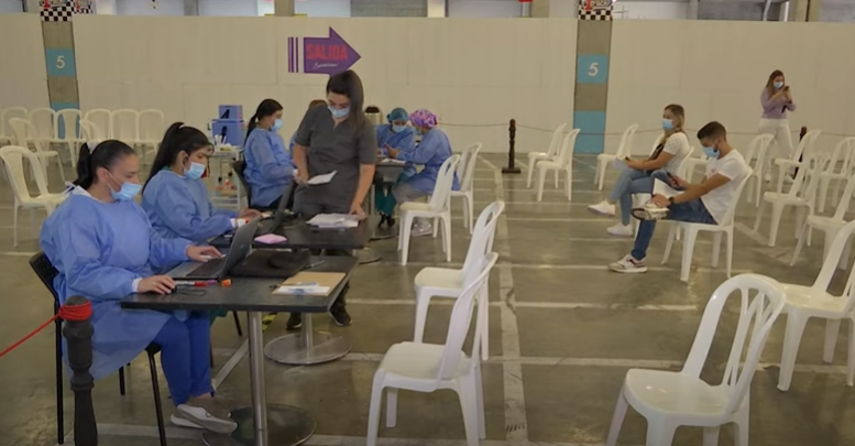 CC Florida se convierte en el sexto megapunto de vacunación en Medellín