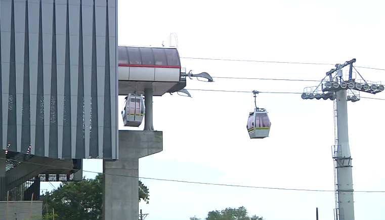 Avanza montaje de puente peatonal del Metrocable Picacho