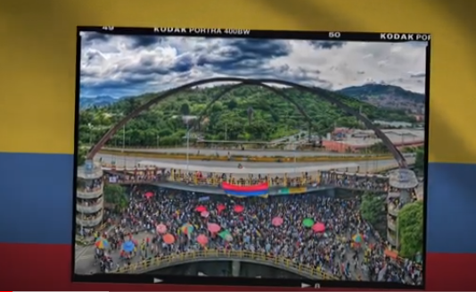 Medellín resiste desde el arte y la marcha pacífica