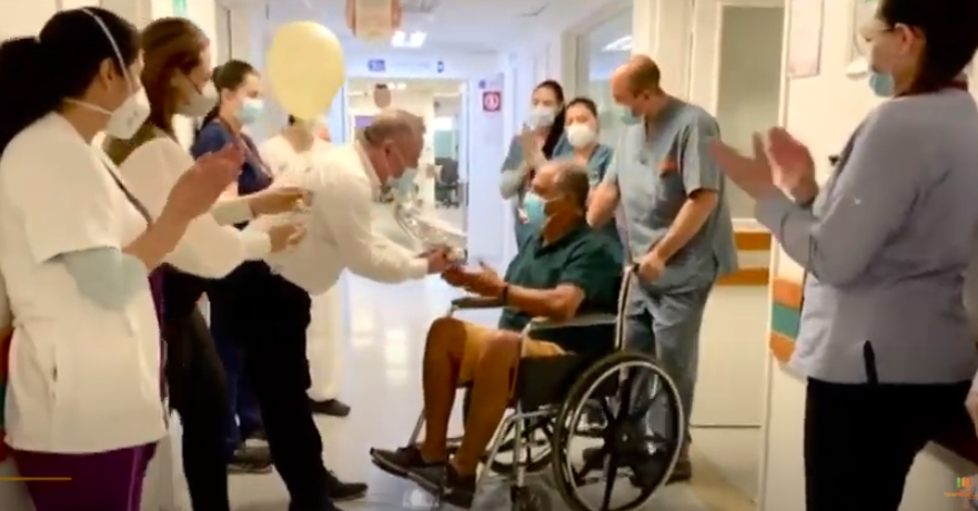 Siguen los egresos de pacientes recuperados del covid-19 en el HGM