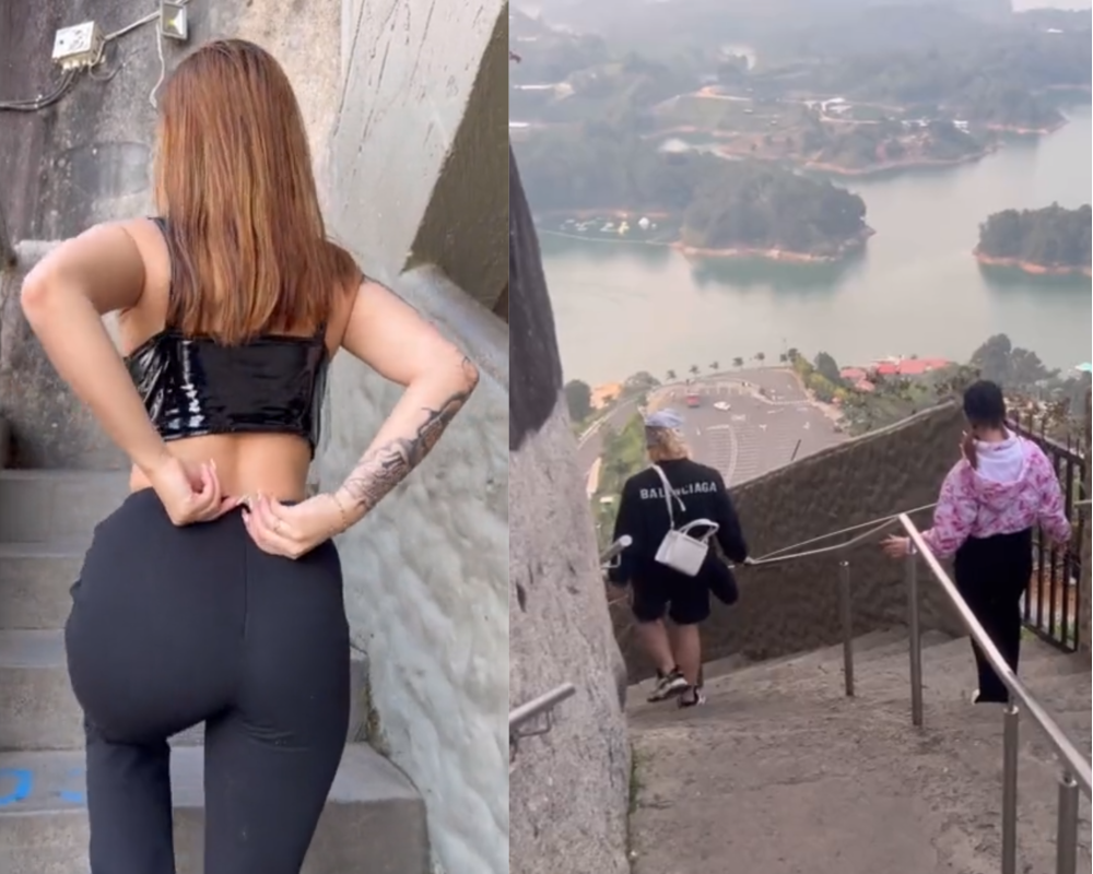 Polémica en redes por video sexual en la Piedra del Peñol, Antioquia