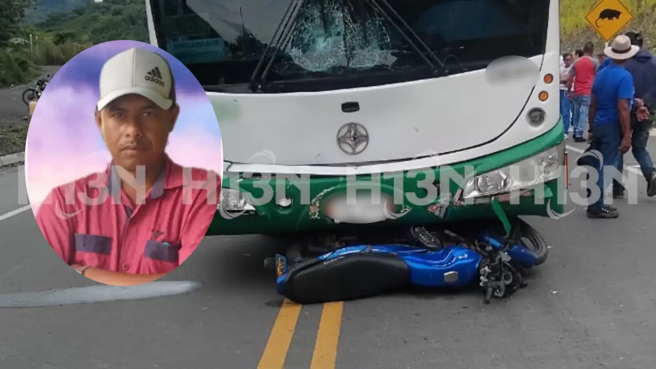 ¡Lamentable! Un campesino perdió la vida al ser arrollado por un bus en Dabeiba, Antioquia