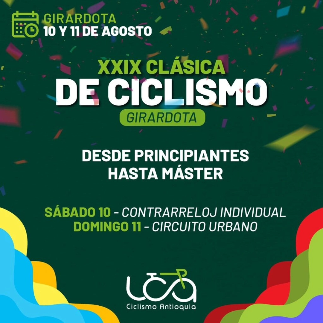 Girardota Se Alista para la XXIX Clásica de Ciclismo: Un Fin de Semana de Pasión y Competencia