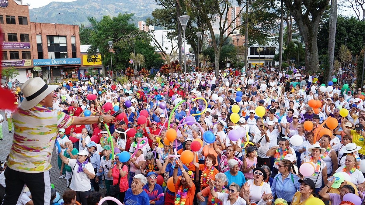 Inició la fiesta de las Personas Mayores en Bello, Antioquia