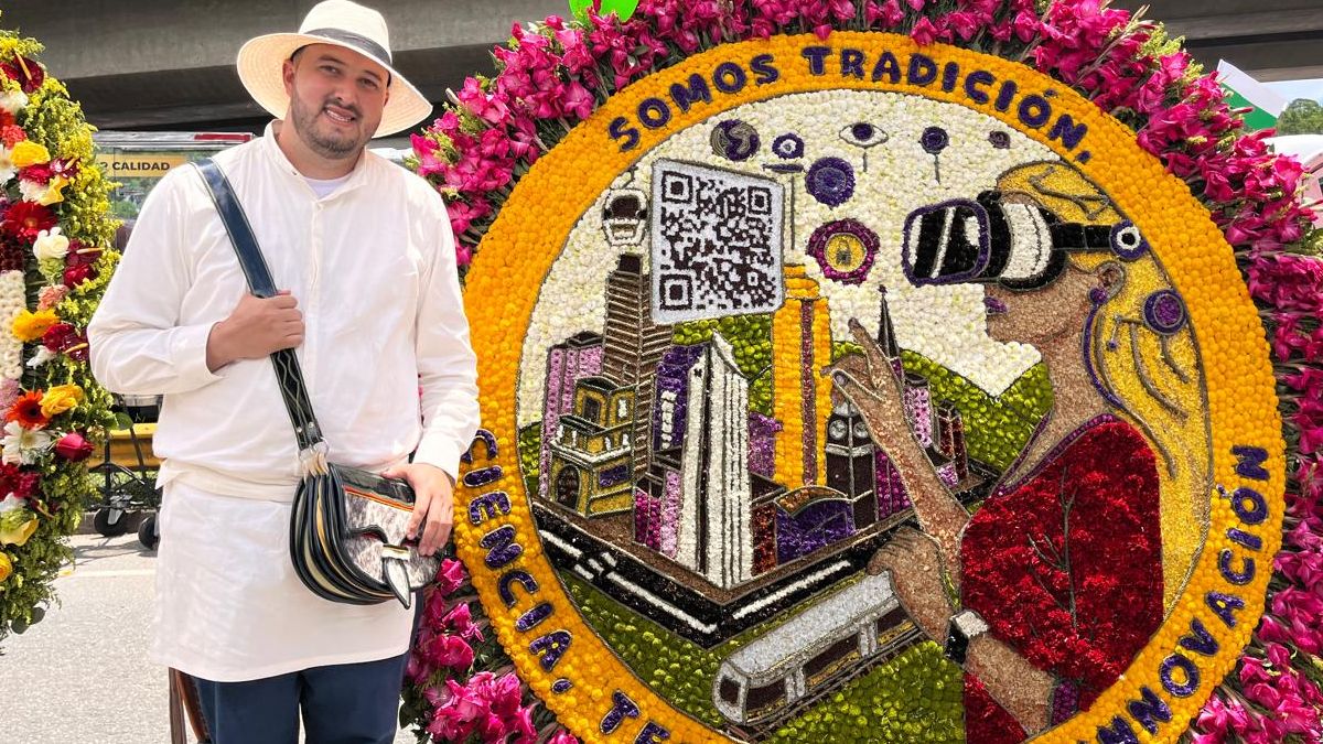 Jonatan Londoño revoluciona la Feria de las Flores con silleta tecnológica