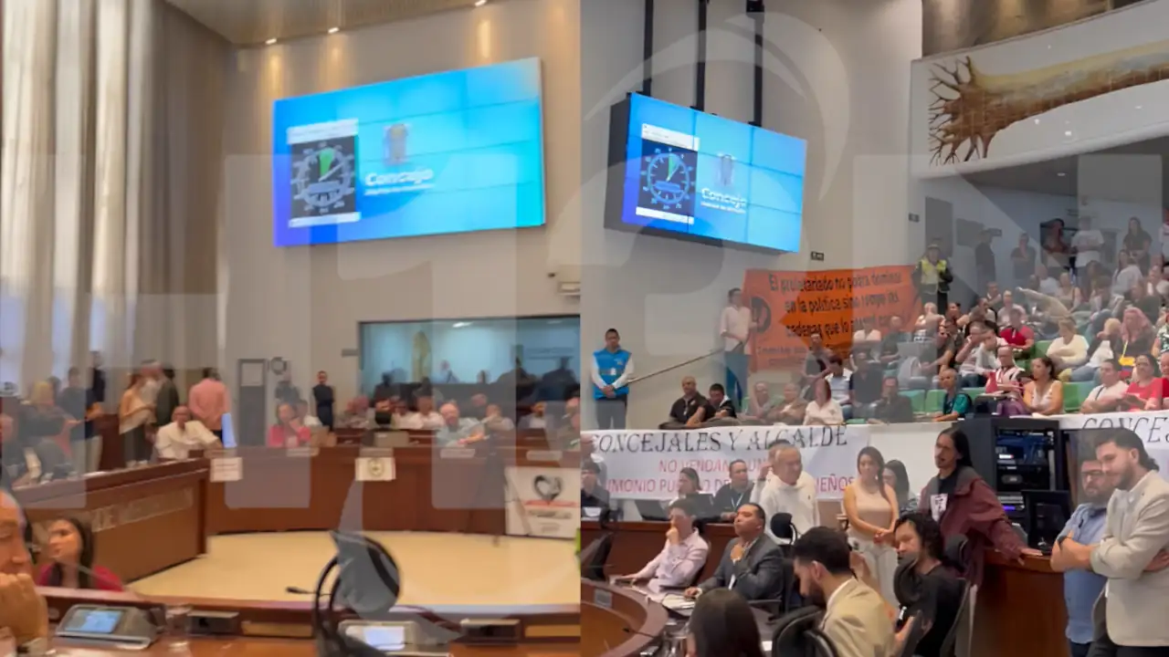 ¡Están Bravos! Acalorada discusión en el Concejo de Medellín durante la plenaria sobre las acciones de Tigo-Une