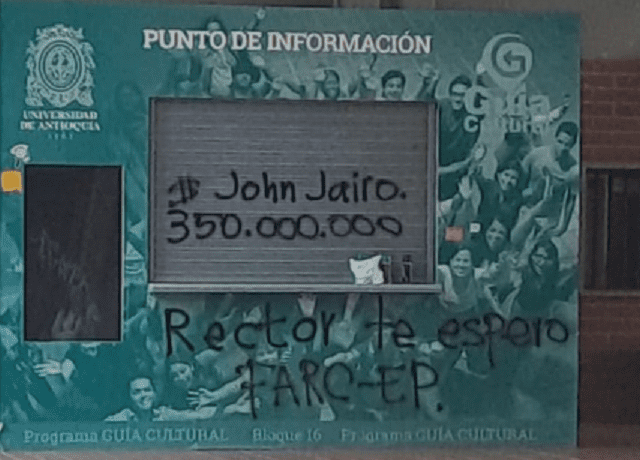 UdeA se pronuncia sobre disturbios y dice que inteligencia policial debería investigar 