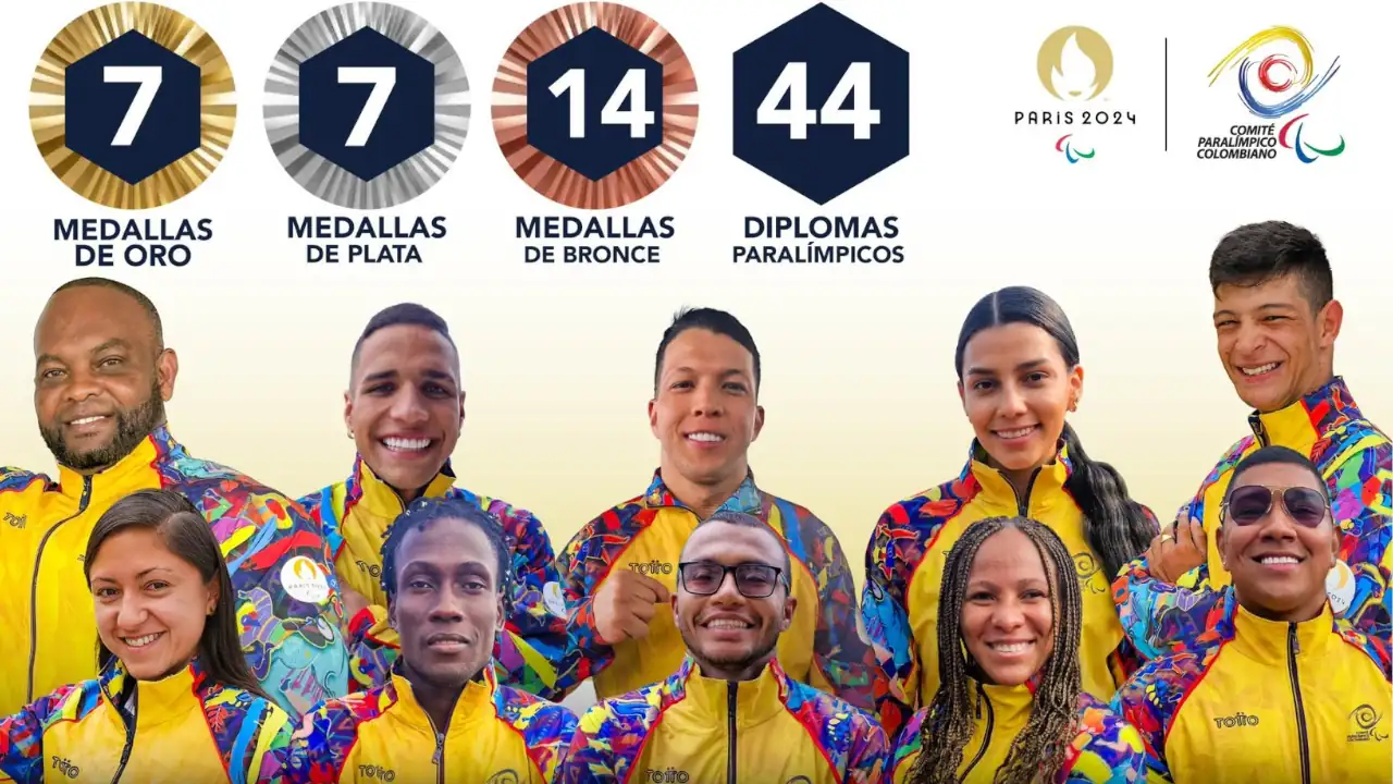 Histórica actuación de la delegación Paralímpica colombiana en Juegos Paralímpicos París 2024: siete medallas de oro