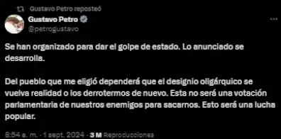 Petro sigue firme en su posición frente al alza del Acpm tras cuatro días de bloqueos por parte de los camioneros