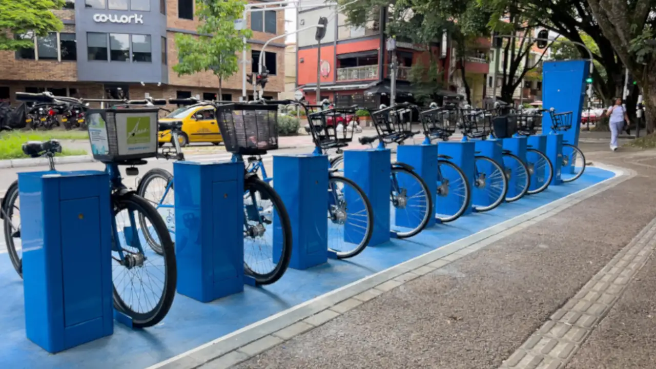 ¡Hay que cuidarlas! La estación de EnCicla ‘La Picacha la 76’ en Belén, es una de las más vandalizadas del sistema