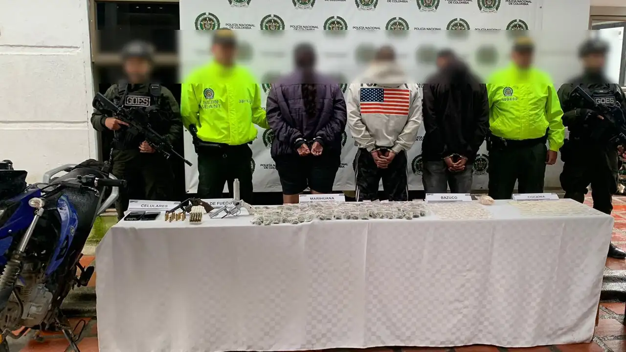 Operativo en El Carmen de Viboral afecta a grupos delincuenciales del municipio encargados del microtráfico