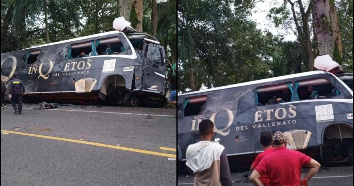 Noticias Antioquia: Turistas, no músicos, viajaban en bus de Los Inquietos