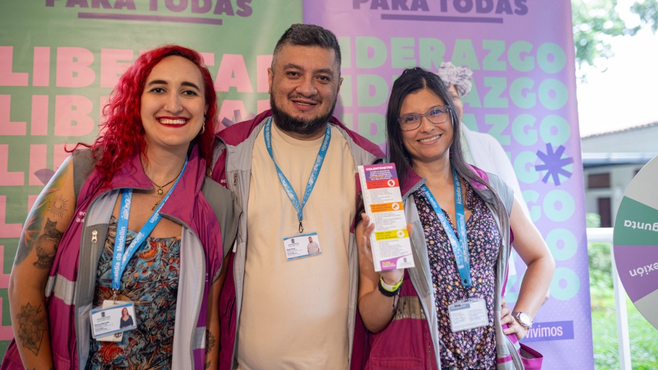 Diferentes mecanismos están activos las 24 horas del día en Medellín para proteger a las mujeres en caso de violencia